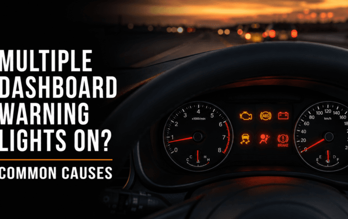 Multiple Dashboard Warning Lights On