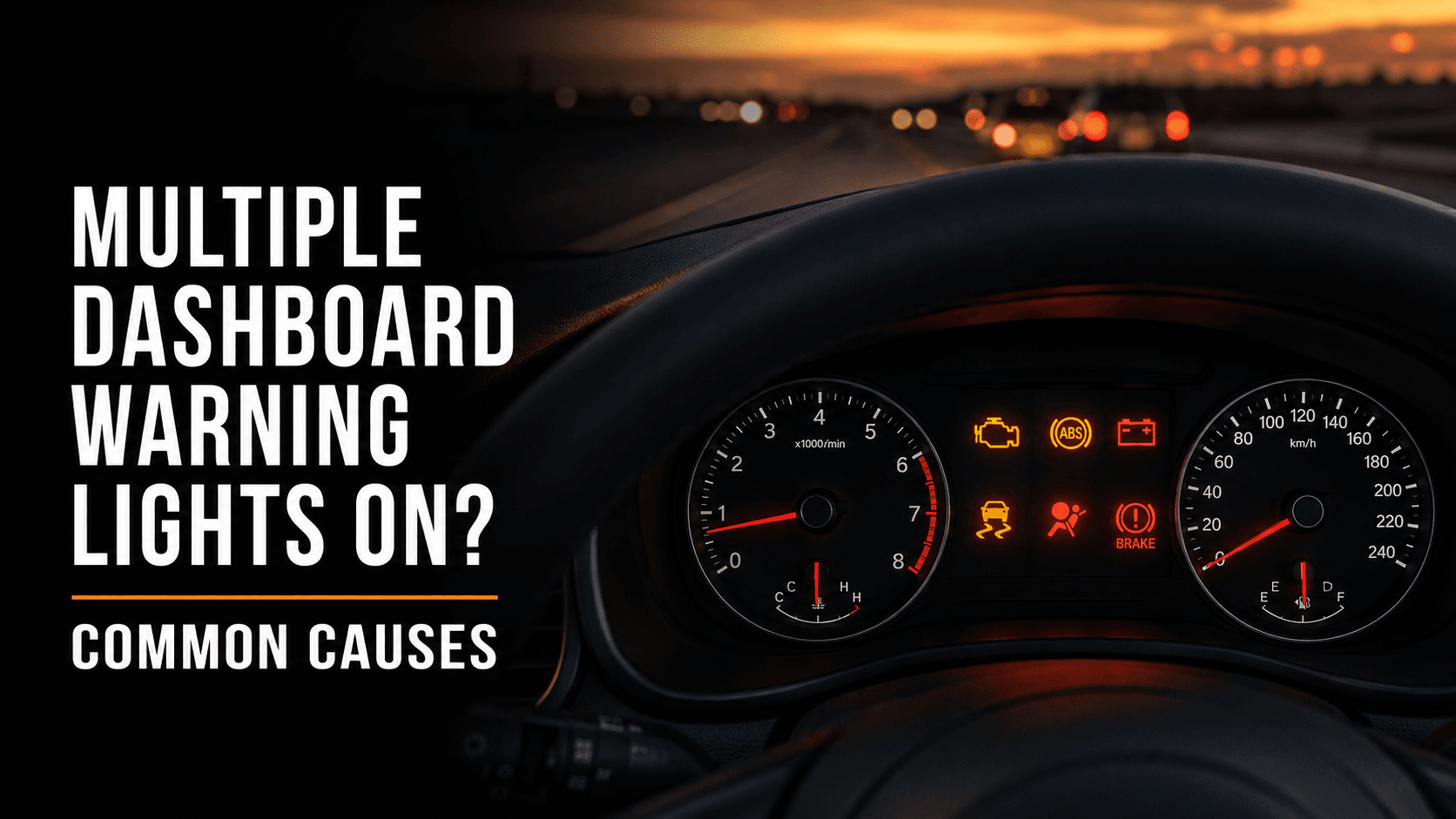 Multiple Dashboard Warning Lights On Multiple Dashboard Warning Lights On