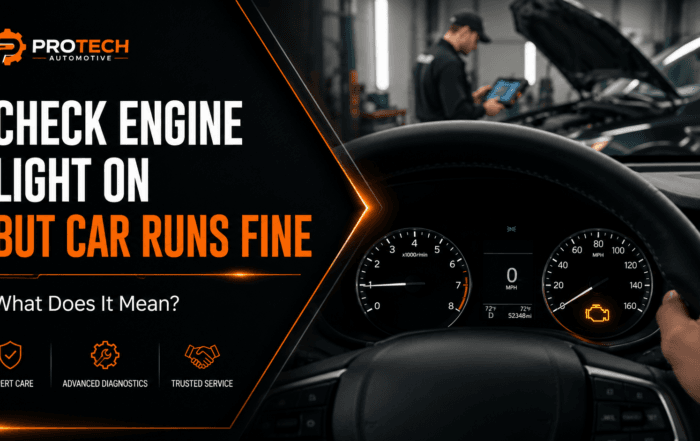 Check Engine Light On but Car Runs Fine