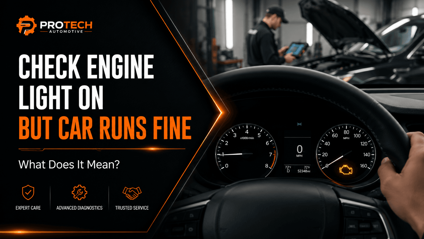 Check Engine Light On but Car Runs Fine